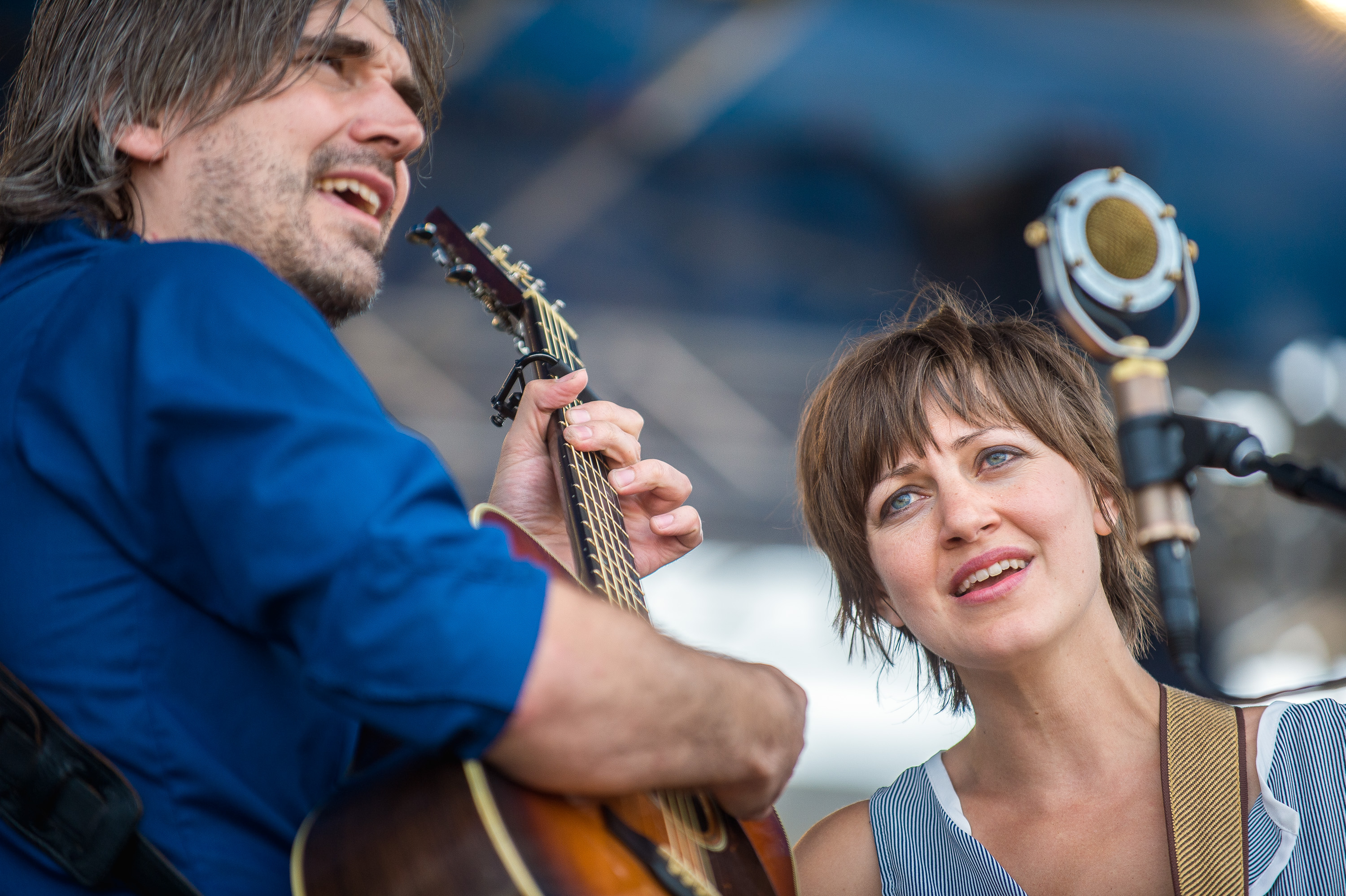 Anais Mitchell & Jefferson Hamer perform at the 2014 Newport Folk Festival-2