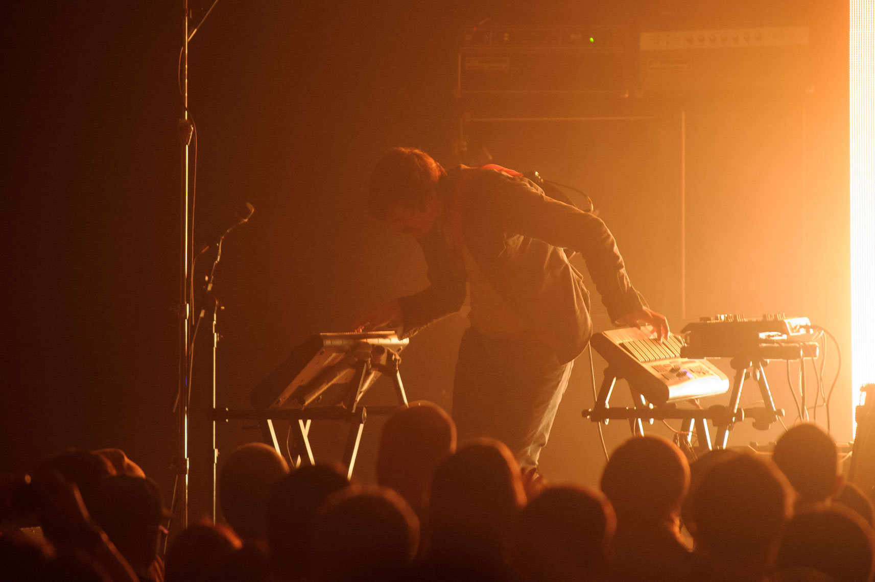 Battles-plays-the-Thomas-Wolfe-Auditorium-at-Moogfest-on-Saturday,-October-29,-2011-5