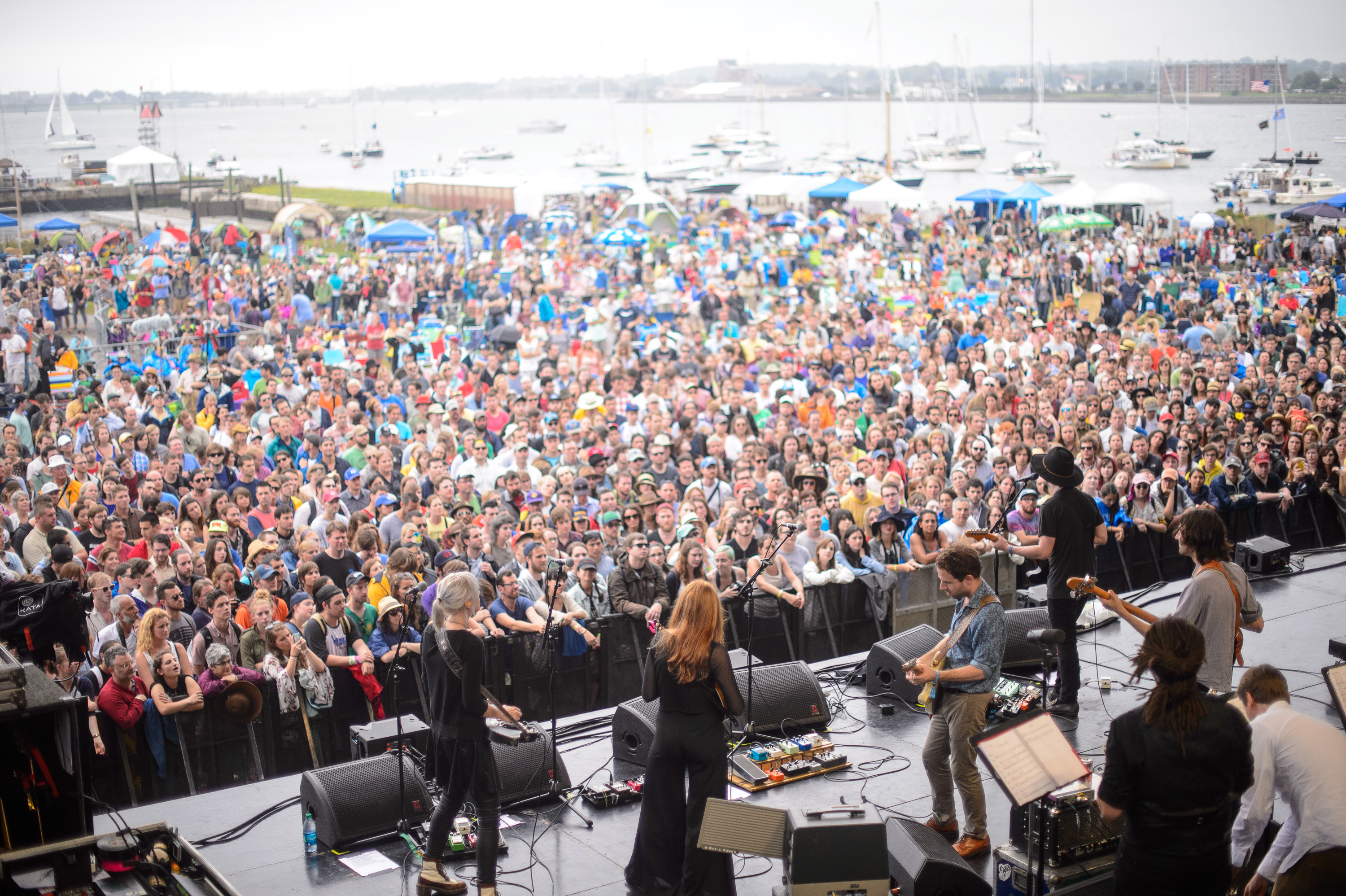 Conor Oberst performs at the 2014 Newport Folk Festival