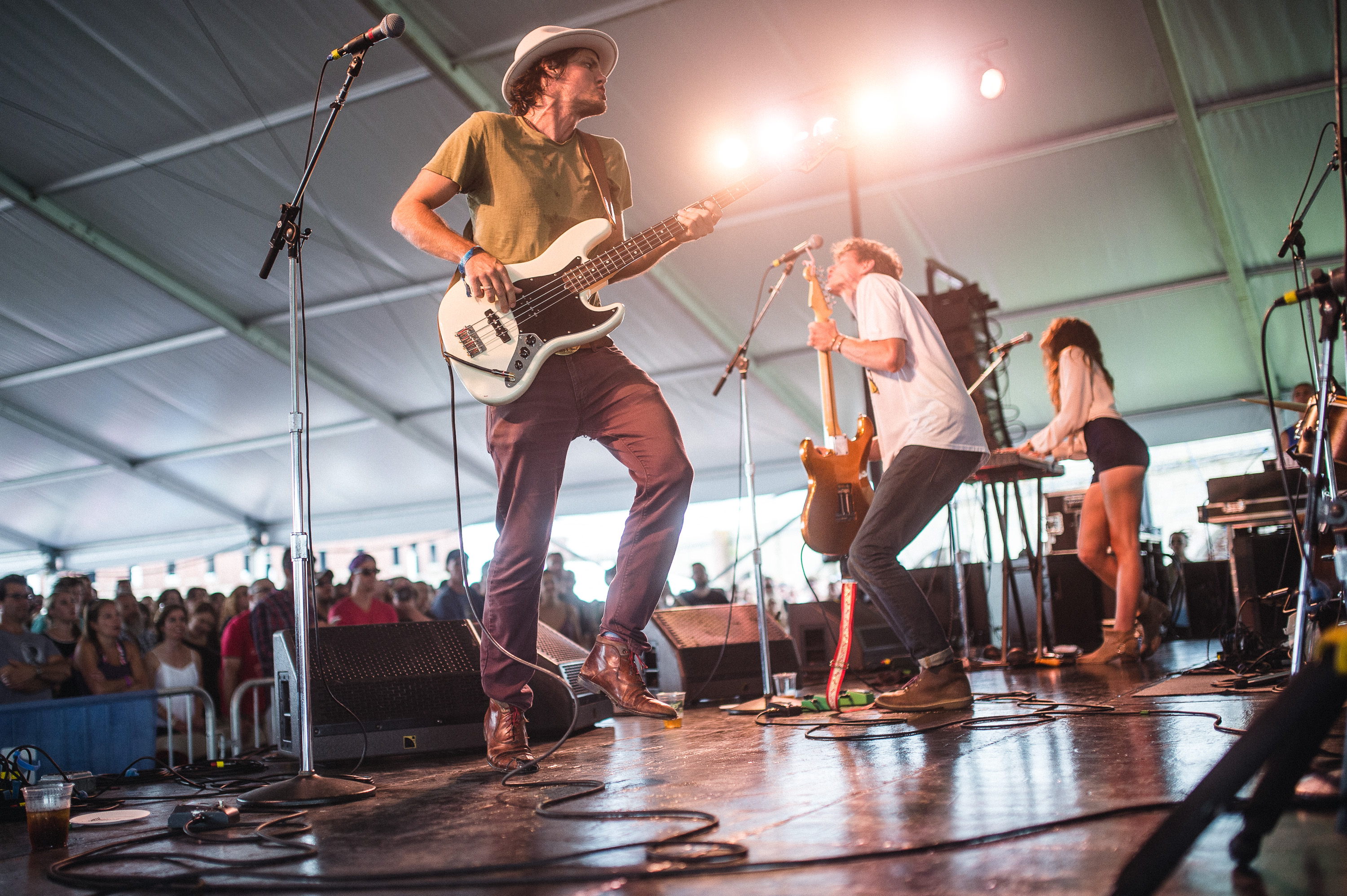 Houndmouth performs at the 2014 Newport Folk Festival