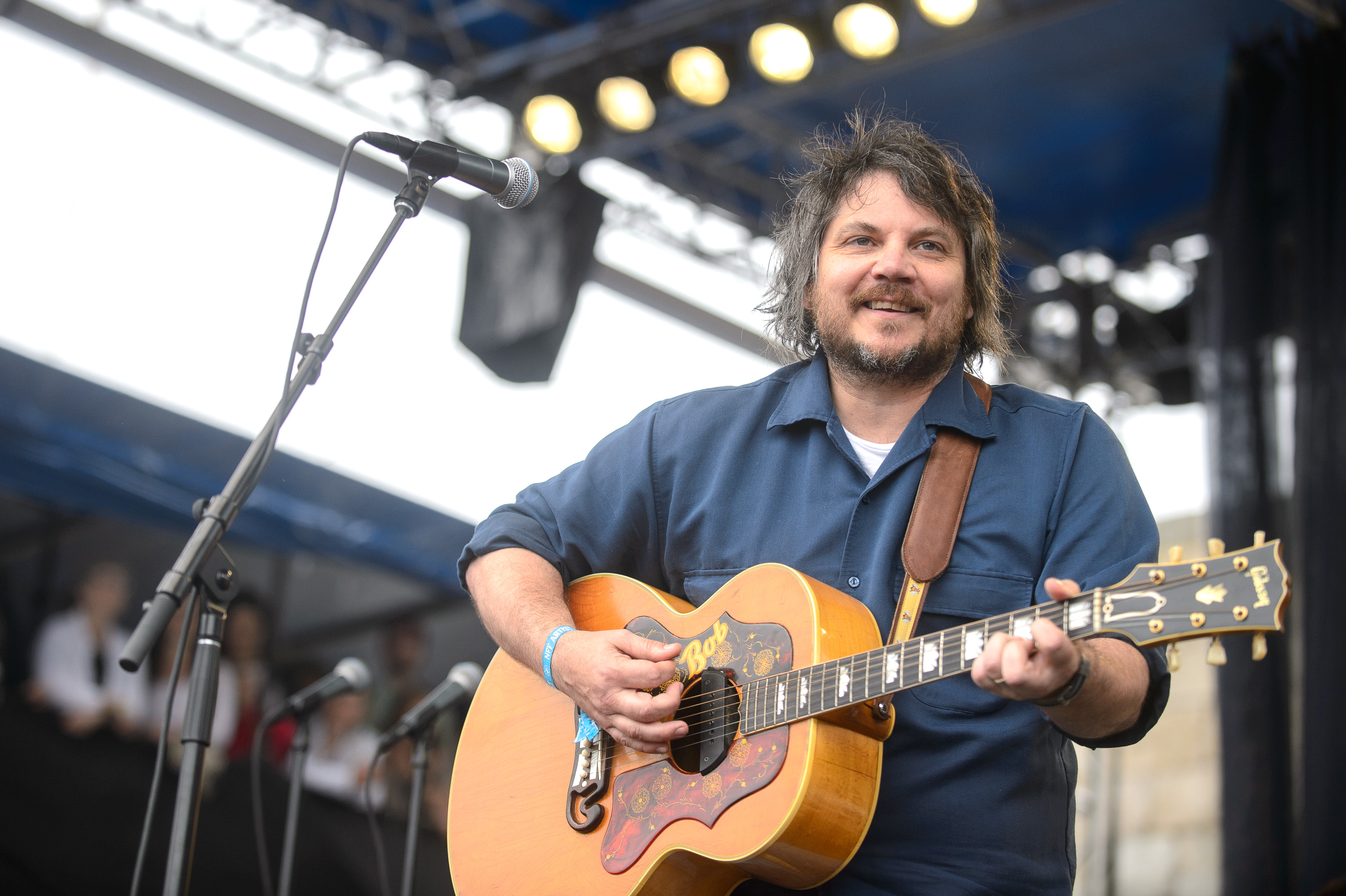 Jeff Tweedy performs at the 2014 Newport Folk Festival