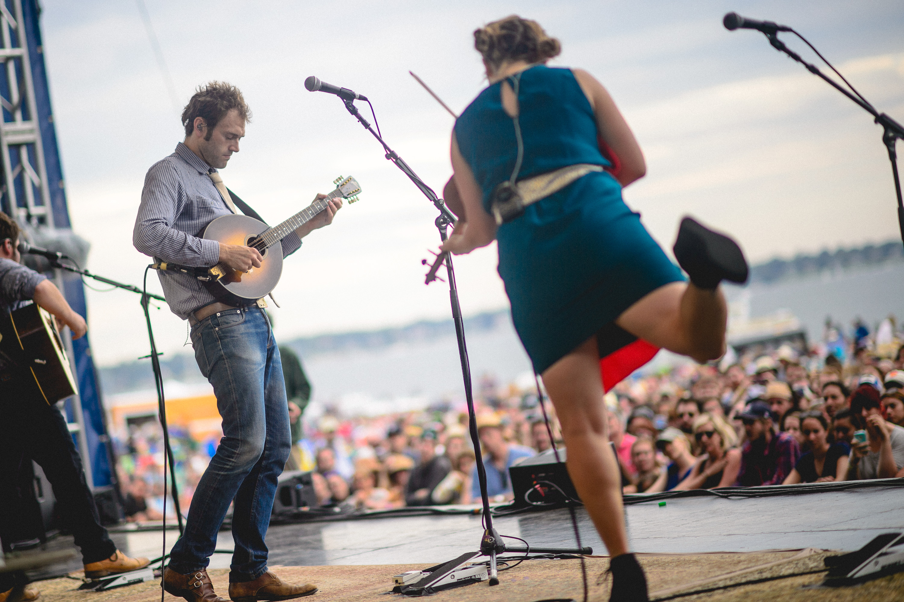 Nickel Creek performs at the 2014 Newport Folk Festival-2