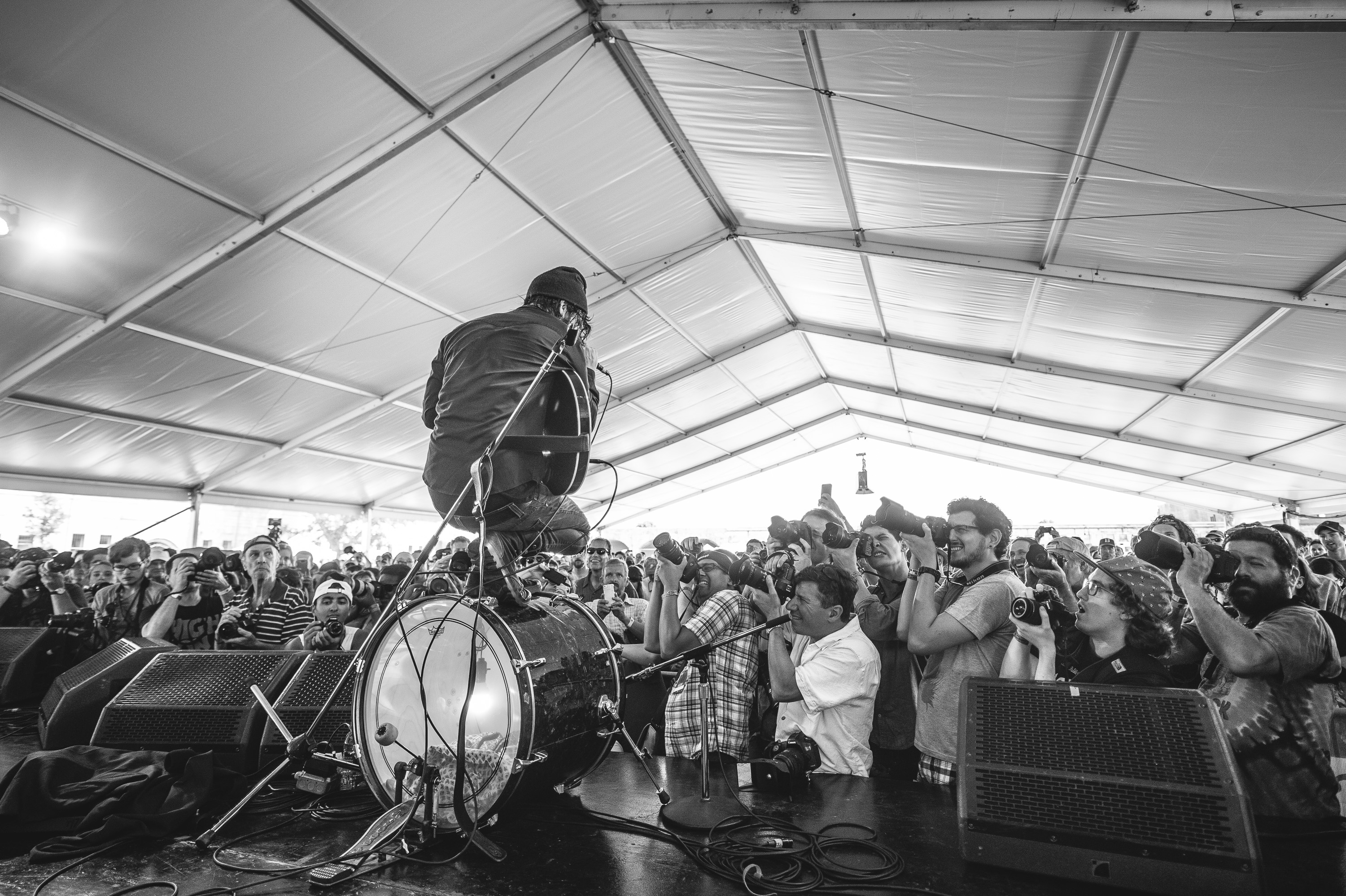 Reignwolf performs at the 2014 Newport Folk Festival