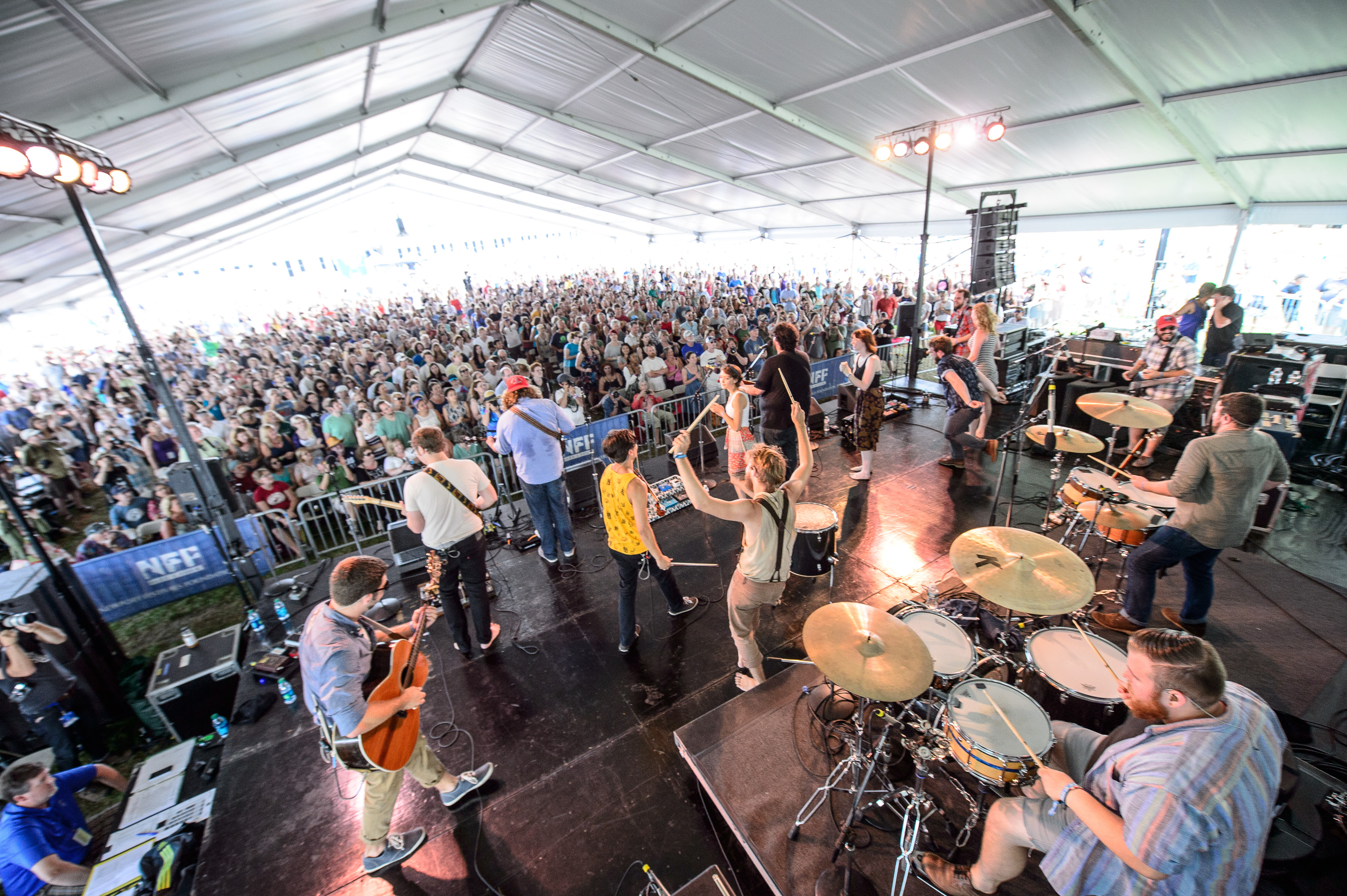 The Oh Hellos perform at the 2014 Newport Folk Festival